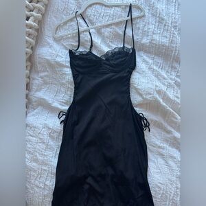 Brand New Princess Polly Black Mini Dress